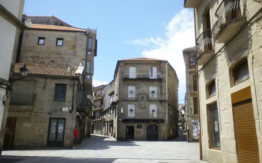 Calles del centro histórico de Pontevedra 