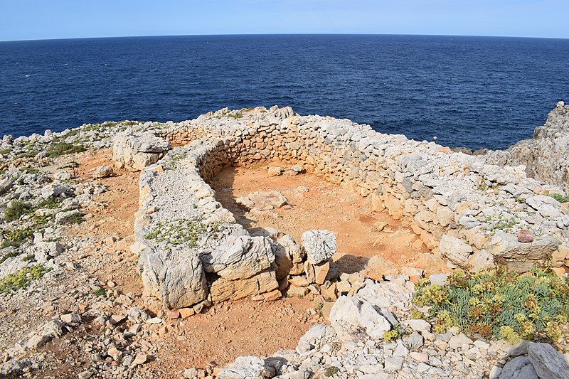 Yacimiento arqueológico junto a Cala Morell