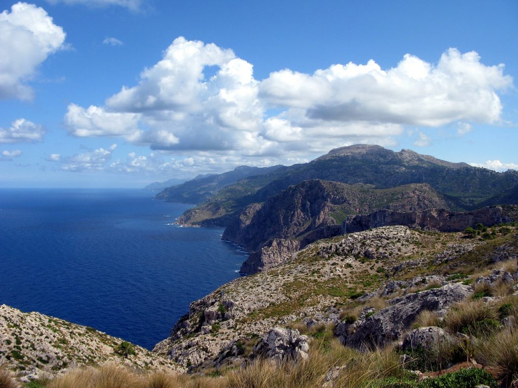 Sierra de la Tramuntana en las Islas Baleares