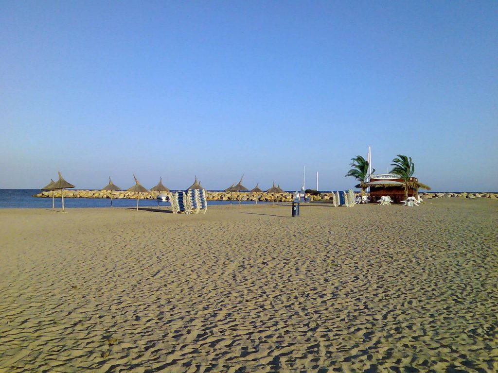 Playa de Cambrils en la Costa Dorada