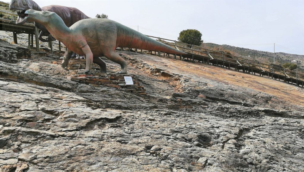 Dinosaurios en el parque de La Rioja
