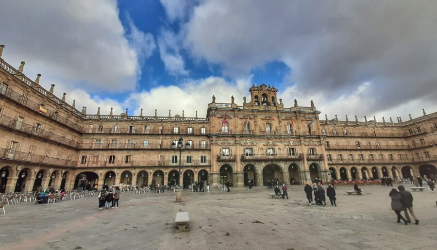 Vistas de la plaza Mayor de Salamanca