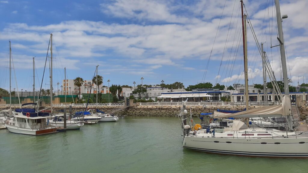 Vistas del puerto en El Puerto de Santa María